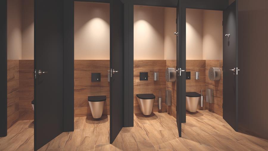 Des toilettes bien rangées grâce à ce robinet sophistiqué pour les espaces publics
