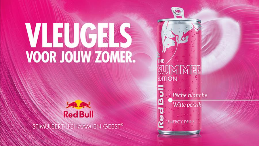 Red Bull lanceert summer edition met de smaak van witte perzik