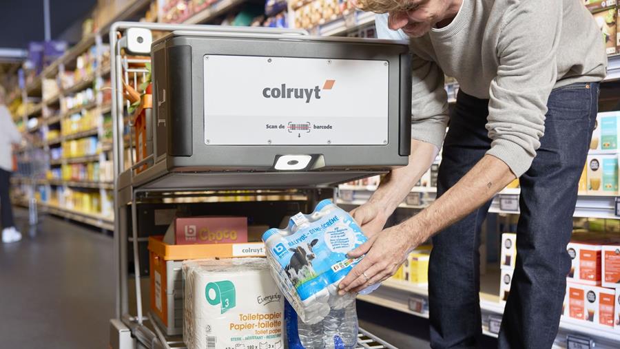 Colruyt introduceert slimme winkelkar